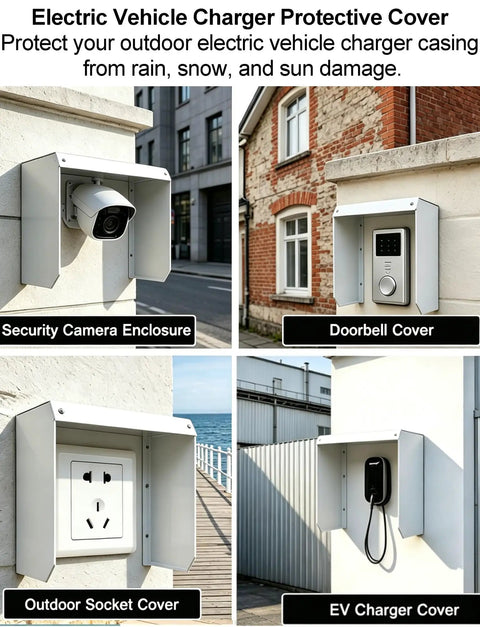 Heavy Duty Wall Mounted EV Charger Cable Holder keeps your home charging setup safe from outdoor elements.