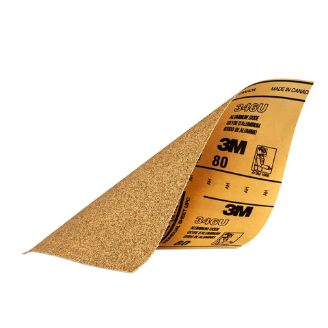 Built Tough 80 Grit Auto Body Sandpaper Pack Five Sheets 9 By 11 Inches Aluminum Oxide Abrasive For Hand Or Machine Sanding