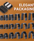 27 Piece Leather Punch Kit With 9 Round Punches And 18 Specialty Punches for leatherworking with EVA case and packaging