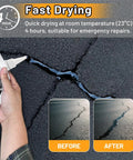High Elasticity Asphalt Crack Filler For Driveways, Self Leveling Waterproof Sealant applied to concrete crack, fast drying