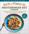 Top Shelf Mediterranean Diet Cookbook Packed With Killer 7 Ingredient Meals For Instant Pot And Slow Cooker Offering Stress Free Low Fat Greek And Italian Eats To Save Your Heart Health Today cover featuring a colorful dish.