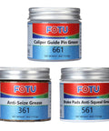 Complete Brake Caliper Grease Kit With 661 Guide Pin Grease, 561 Anti Squeal, And 361 High Temperature Copper Anti Seize