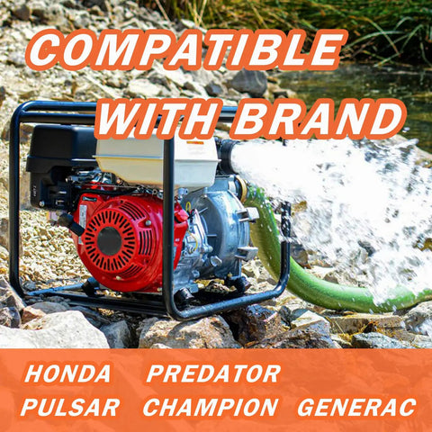 Honda 4 Pcs Mechanical Seals Replacement Kit For 2 Inch And 3 Inch Gas Semi Trash Water Pumps Fits WB30XT3 WT30XK4A WB20XT3 WH20XTAF And Compatible With Champion Predator Generac Pulsar Pumps Pro Grade on gas water pump