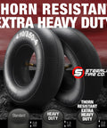 Thorn Resistant 4.10/3.50-4 Inner Tubes 2 Pack Built Tough Replacement For Wheelbarrows Lawn Mowers Hand Trucks And More