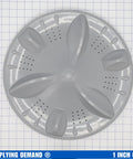 Washing Machine Impeller And Connect Sleeve Replacement Kit For Strong Spin No Hassle Install And Longer Lifespan Replaces AP7244296 PS18227554 gray plastic impeller on grid
