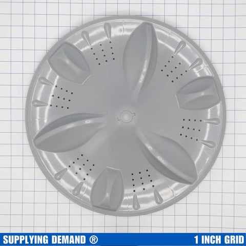 Washing Machine Impeller And Connect Sleeve Replacement Kit For Strong Spin No Hassle Install And Longer Lifespan Replaces AP7244296 PS18227554 gray plastic impeller on grid