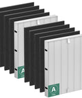 Replacement Filter Set For PlasmaWave Air Purifiers Fits C535 5300 6300 9000 C909 AM90 P300 5000 5000B WAC Series with HEPA and carbon filters
