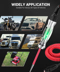 Go-To Car Circuit Tester For 6-24V Systems With 135 Inch PU Wire And Sharp Stainless Probe Dual Color LED Test Light used on vehicles