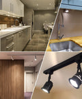 Dimmable GU10 LED Bulbs 5W 450 Lumens 4000K Natural White Easy Install 38 Degree Beam AC120V Spotlight Lighting in Kitchens