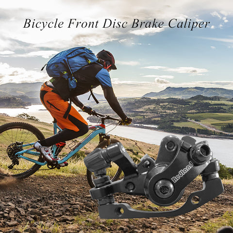 Aluminum Alloy Front Disc Brake For Mountain Bikes With Strong Stopping Power And Smooth Control Plus Excellent Heat Dissipation Easy To Install For MTB Cycling Outdoors