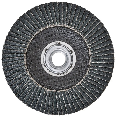 36 Grit Zirconia Flap Disc For Angle Grinder 4-1/2 Inch By 5/8 Inch Arbor 11 In Overall Diameter High-Performance Contaminant-Free Abrasive