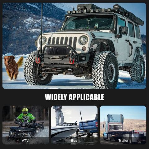 Top Shelf Heavy Duty Winch Cover Weather Tough Shield For 8500 To 12500 Lb Winches Water Resistant 1200D Oxford Fabric Upf 50 Protection Durable Gear Armor For Trucks And Trailers