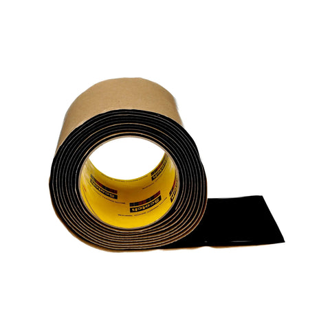 Vinyl Mastic Electrical Tape 2210 4 Inch By 10 Foot Black Self Fusing Rubber Insulation Tape That Seals Up Moisture And Weatherproofs Like A Boss For Indoor Outdoor Use UV Resistant Temperature Range 32F To 100F