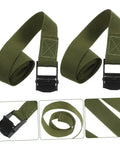 4 Pack Camping Duty Belts With Quick Release Straps For Easy Bundling And Rugged Gear Securing On Hiking Fishing Hunting Trips