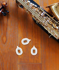Euphonium Valve Guide Replacement Parts 3 Pack Plastic Valve Gasket For Easy Install Boosts Your Sound Quality Versatile Music Instrument Repair Gear For Musicians And Pros, 3 white pieces