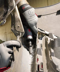 Using Beast Power Air Die Grinder With 25,000 RPM And 0.4 HP, 1/4 Inch Collet, Rear Exhaust, Ergonomic Grip for metal grinding