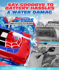 Amphibious RC Car Boat With 4WD Gesture Control And Magnetic Charging 60 Minute Playtime LED Lights Waterproof Pool Toy