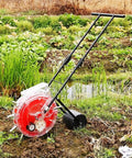 Hand Seed Spreader and Fertilizer Applicator, 12 Beak Manual Seeder in field