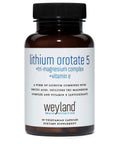 Brain Fuel Lithium Orotate 5mg And Tri Magnesium Threonate Complex With Taurinate Malate Glycine Vitamin E 60 Vegetarian Capsules