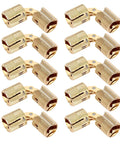 Polished Brass Cylindrical Hidden Cabinet Hinges 12mm Concealed Hardware With Easy Install 180 Degree Opening Durable Rust Resistant