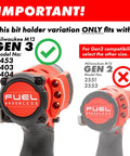 Comparison of Milwaukee M12 Gen3 and Gen2 drill models for magnetic bit holder compatibility, focus on Gen3 models.