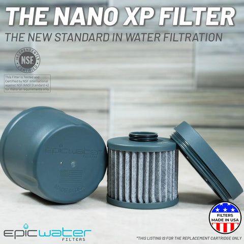 Nano XP Water Filter System Removes 70 Plus Contaminants Including PFAS Lead Bacteria Viruses Microplastics Made In USA