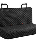 Black Dog Car Seat Cover For Back Seat Waterproof Non Slip Scratchproof Pet Seat Protector For Mid Size Cars And SUVs