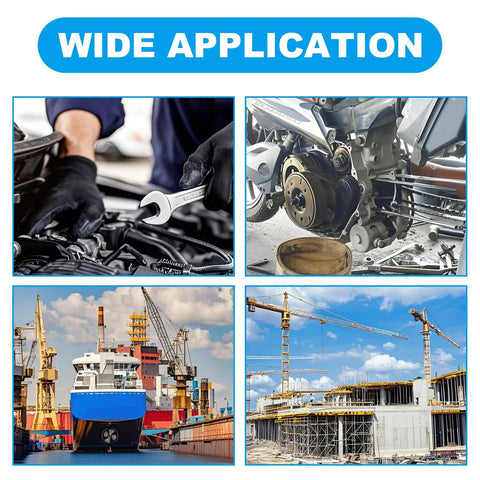 Wide application of 10 Pack M10 Serrated Flange Hex Nuts 1.5mm Pitch, 304 Stainless Steel for industrial and construction uses