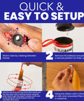 Instructions for Heavy Duty Indoor Fly Strips With Stainless Hanging Hooks, Odor Free Sticky Bug Tape For Fruit Gnats And Houseflies.