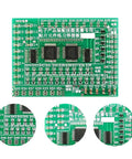 SMD Soldering Practice Kit For DIY SMT Welding Training Board Set with 8 practice boards and 77 SMD components FR4 PCB close-up