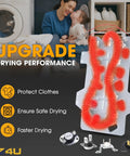 Dryer Heating Element Assembly Replacement For Multiple Models Easy Install Fits A Wide Range Of Dryers DV42H5200EP A3 displayed