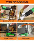 1800W Industrial Heat Gun With Lightning Fast Heat Up 122F To 1202F Variable Temperature Control in various applications