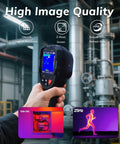 Thermal Imaging Camera With Super Resolution 240 By 240 And 128 By 128 IR For Crisp Thermal Images For Fast Anomaly Detection in use.