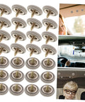 Headliner Repair Rivets Kit for Cars, Quick Interior Roof Fix displayed with examples in use on vehicle ceiling
