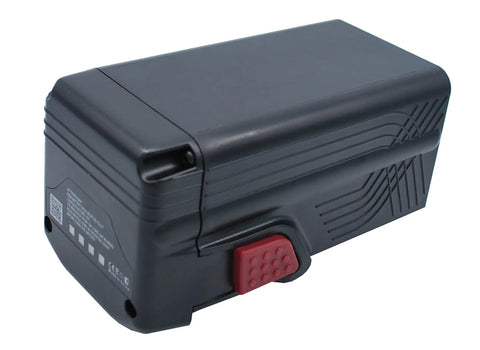 Black 36V 3000mAh Li Ion Replacement Battery for Hilti TE6 A, TE6 A36 and WSR36 A Cordless Hammer Drill, side view