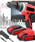 Heavy Hitter 21V Cordless Drill Set Featuring 3in1 Impact Drill And Rechargeable Battery With High Torque Selector for tough wall penetration.