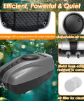 All In One Pond Aerator Kit With Check Valves Air Stones And Airline Tubing For Outdoor Ponds Up To 1000 Gallons Pump Design