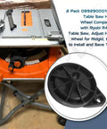 Two Pack Table Saw Hand Wheel Replacement Parts for Ridgid R4513 and Ryobi Saws Upgraded Dope Durable Blade Height Adjustment Handle