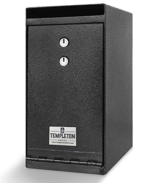 Dual Key Deposit Safe With One Way Drop Slot For Cash Keys And Paperwork Two Key Interlock For Two Person Integrity Secure Onsite Drop Box