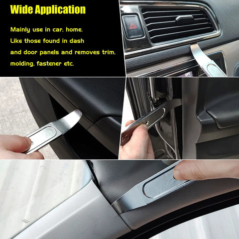 Using 4140 Stainless Steel Pry Tool Set to remove car door panel trim