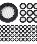 Get Your Garden Hose Sealing Fix With 20 Heavy Duty Rubber Washer O Rings And Filter Screens For Shower Heads Plus Faucets To Stop Leaks Fast At 3/4 Inch Fittings And Keep Debris Out The Black Repair Kit Is A Total Game Changer For Your Home Plumbing. black 3/4 inch rubber washer and mesh filter set