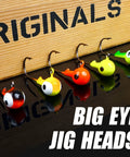 75 Piece Jig Head Hook Set With Assorted Round Jig Heads For Bass Crappie Trout Walleye Saltwater And Freshwater Fishing Tackle