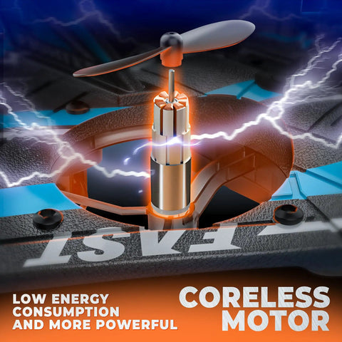 Coreless motor of Kids 2.4GHz RC Drone Plane With 360 Degree Flips And Sick Aerial Stunts Remote Control Airplane And Helicopter Fighter Jet Toy