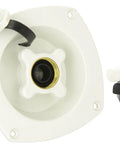 Pressure Reducing Valve For City Water Entry, Wall Mount, White Gel Finish, Model 18302918, Easy Install, top view.