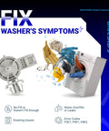 Beefed Up Washer Water Level Pressure Switch Replacement WPW10448876 fixing washer symptoms, compatible with major brands
