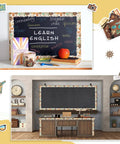 Dope Vintage World Map Travel Bulletin Board Border 68.9 Ft Long 2.99 In High Back To School Decor for Classrooms and Chalkboard Walls