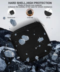 Carrying Case For Garmin Approach R10 Golf Launch Monitor with Hard Shell on rocky background, splash proof and sturdy.