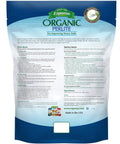 Back view of Espoma Organic Perlite package, showing text details of Organic Perlite For Gardening A Lightweight Soil Aerator That Prevents Compaction And Boosts Root Growth In Pots And Garden Beds No Fuss And Easy To Use Natural 100 Percent Perlite With Neutral PH Pack Of 1.