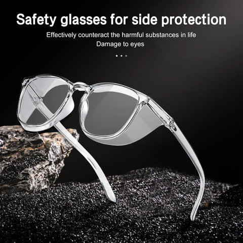 Heavy Duty 72 Pack Safety Glasses With Side Shields And Rock Solid Ansi Z87 Plus Certification For Top Tier Eye Protection On Construction Sites Featuring Tough As Nails Clear Lenses That Deliver No Fuss Comfort During Long Industrial Shifts, showcasing clear lenses and reinforced side protection.