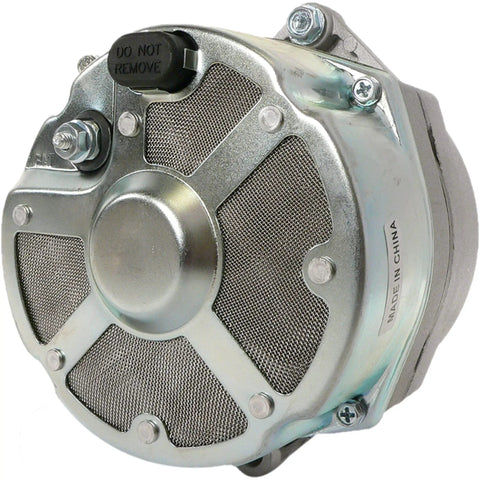 Back view of One Wire 12V Marine Alternator, 42 Amp Replacement For OMC Mercruiser Inboard Engines Like 3.0L 3.8L 4.3L 5.0L CW Rotation